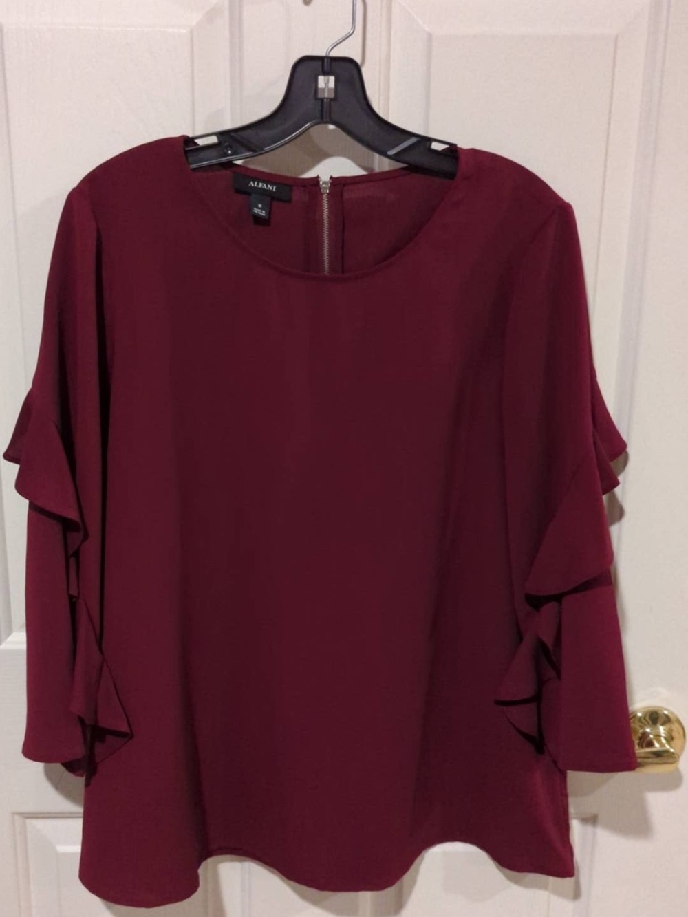 Ruffle Sleeve Blouse